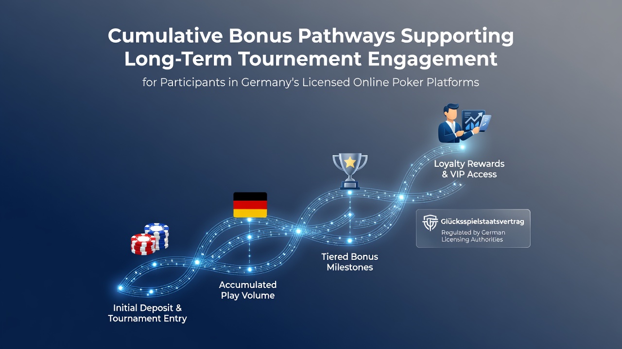Kumulierte Bonusstrukturen auf lizenzierten deutschen Pokerplattformen im Jahr 2026